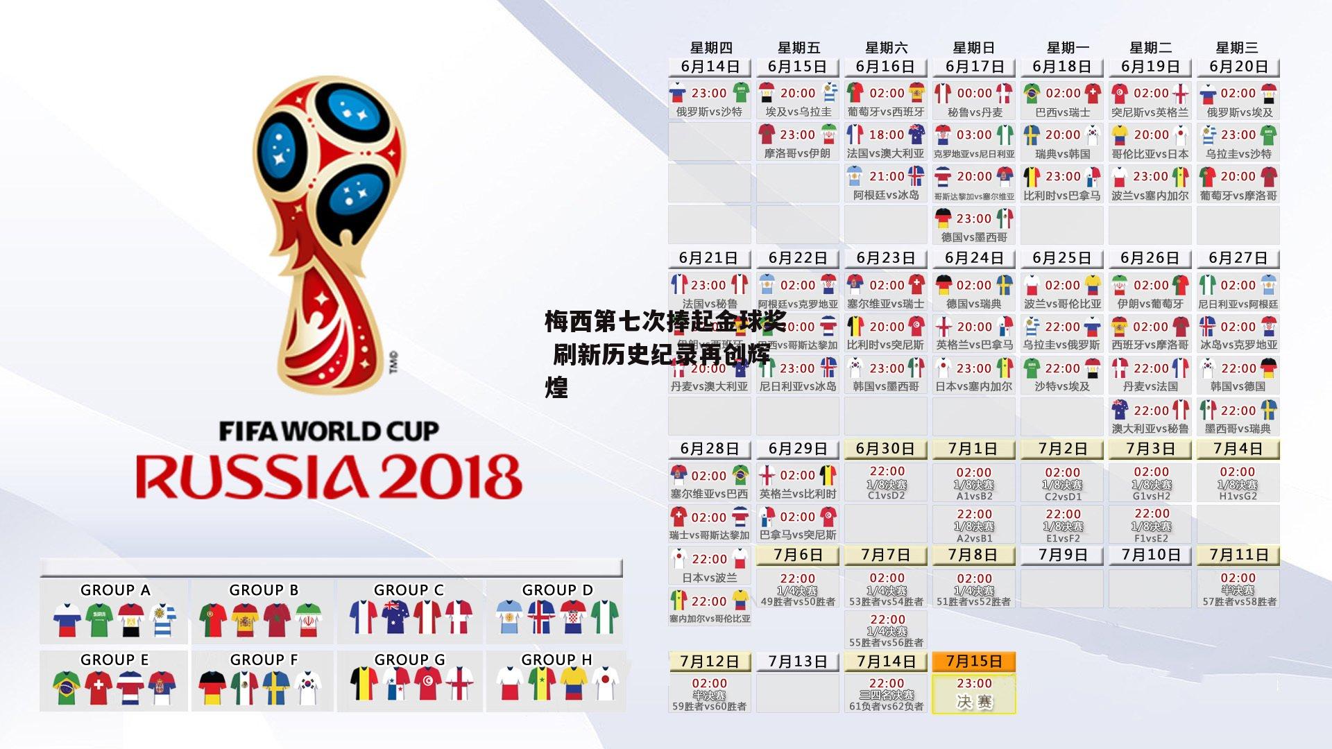 梅西第七次捧起金球奖 刷新历史纪录再创辉煌